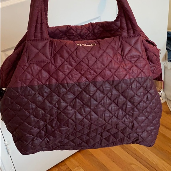 two toned red medium sutton mzwallace bag - Picture 2 of 5